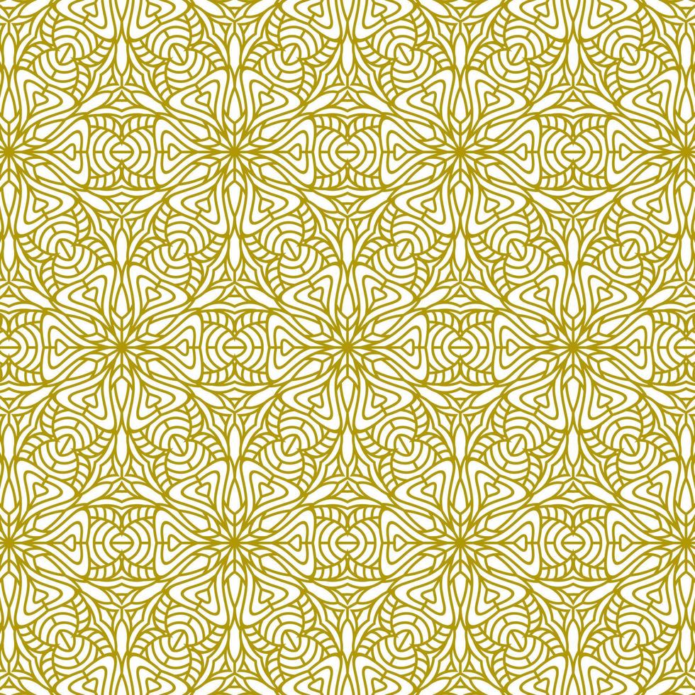 mandala line ethnic background abstract pattern vector