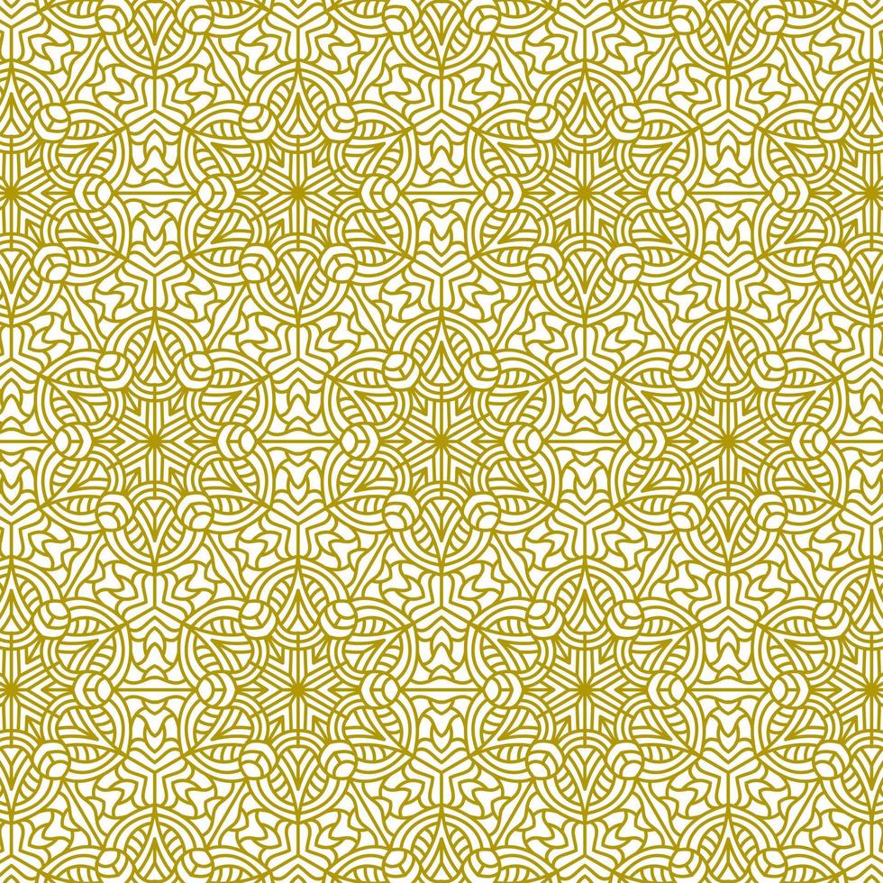 mandala line ethnic background abstract pattern vector