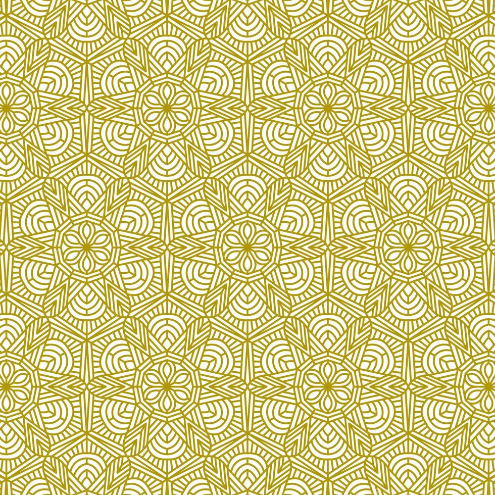 mandala line ethnic background abstract pattern vector