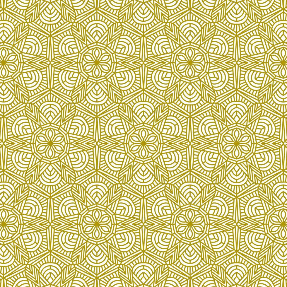 mandala line ethnic background abstract pattern vector