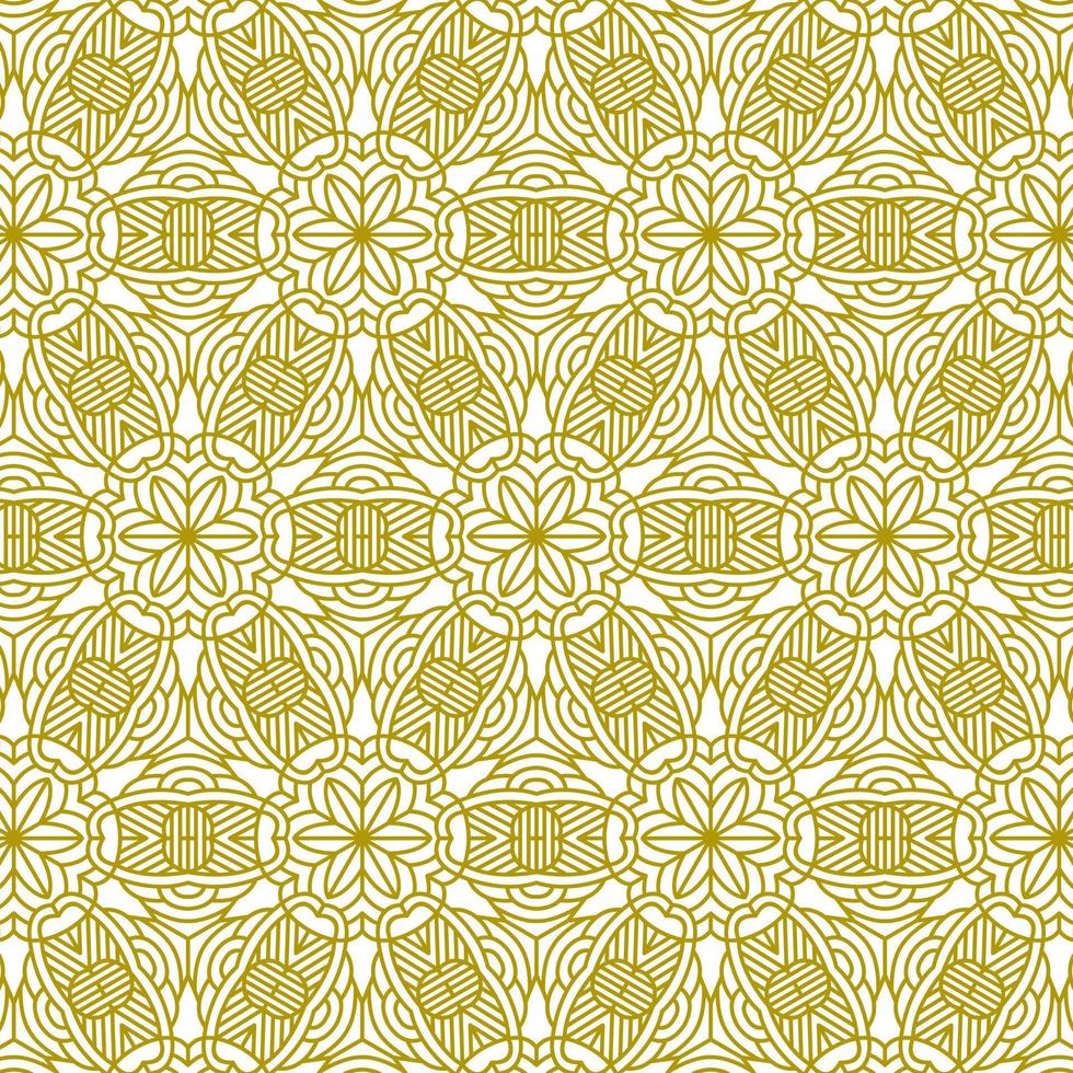 mandala line ethnic background abstract pattern vector