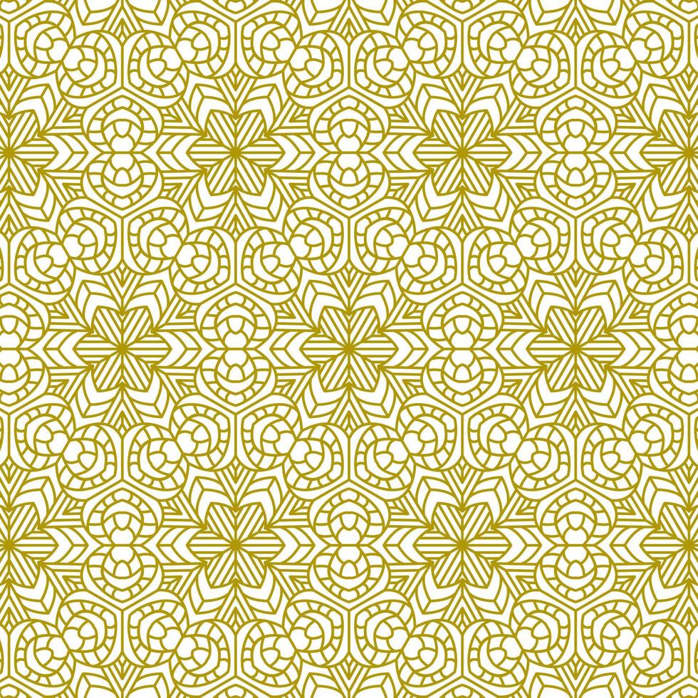 mandala line ethnic background abstract pattern vector