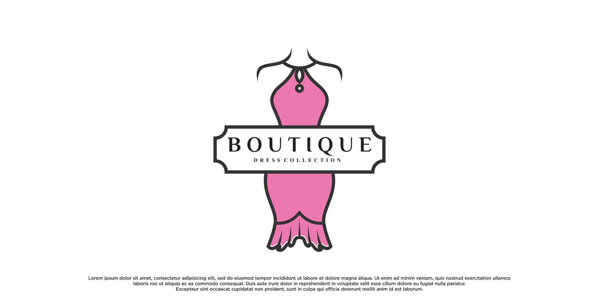 Elegant logo for fashion designer with creative modern concept Premium Vector