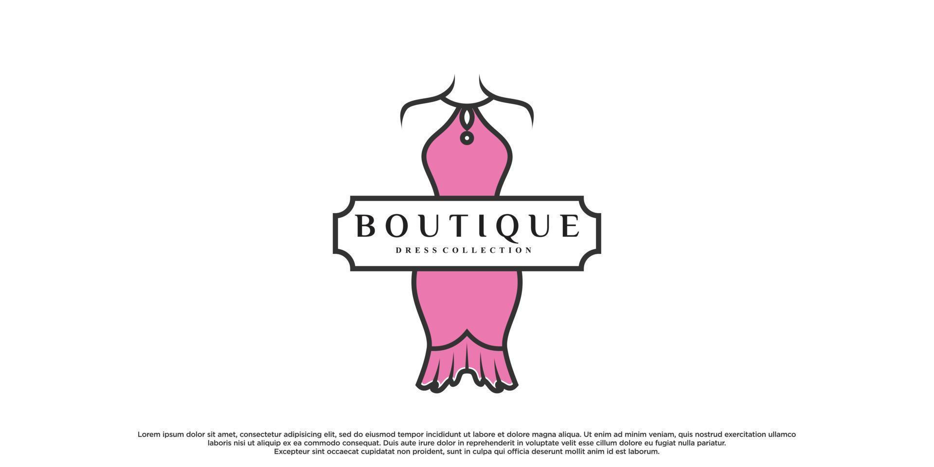 Elegant logo for fashion designer with creative modern concept Premium Vector