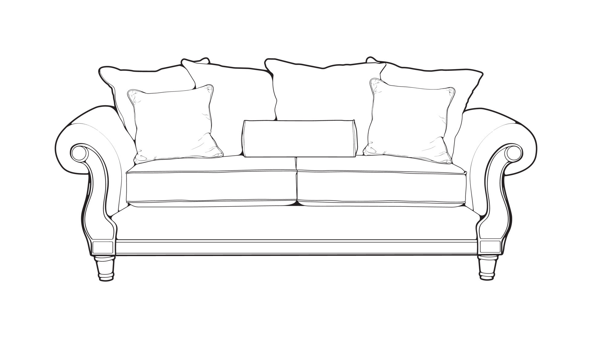 Ilustrador De Arte De L nea De Sof O Sof Esquema De Muebles Para ilustrador-de-arte-de-l-nea-de-sof-o-sof-esquema-de-muebles-para