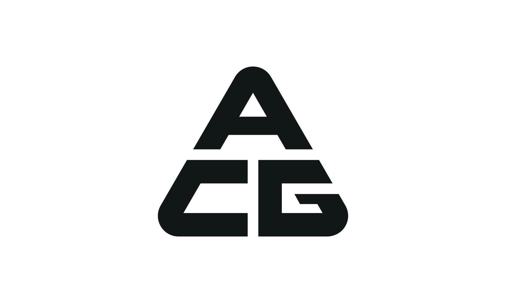 logotipo de acg vector