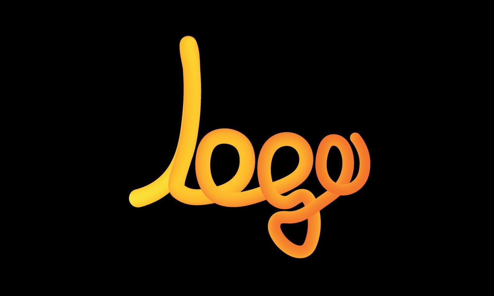 3d colour logo vector