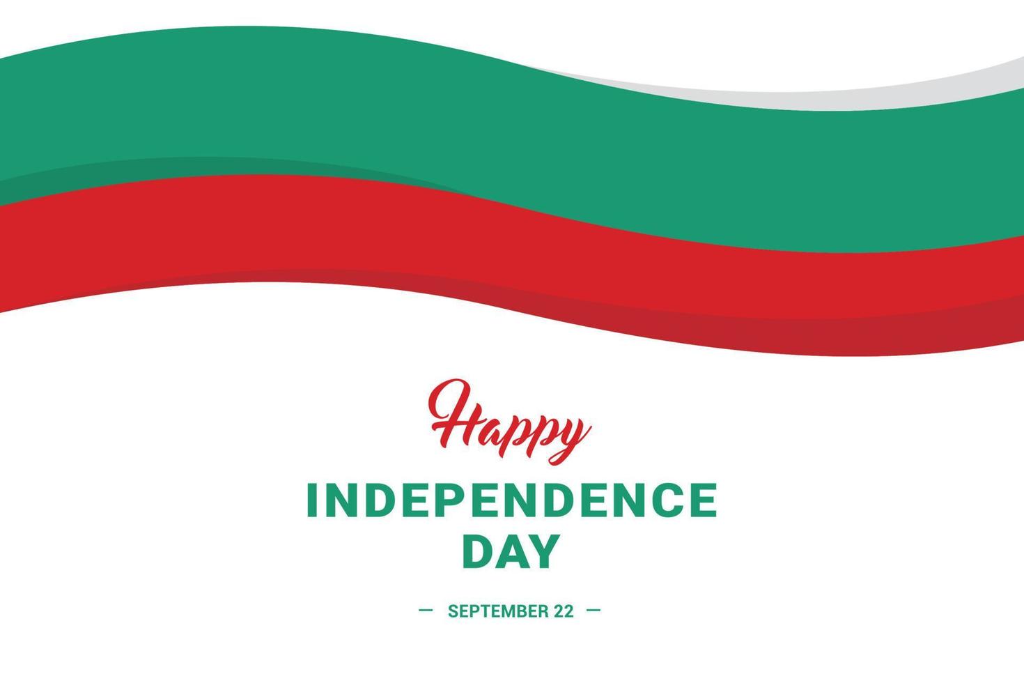 Bulgaria Independence Day vector