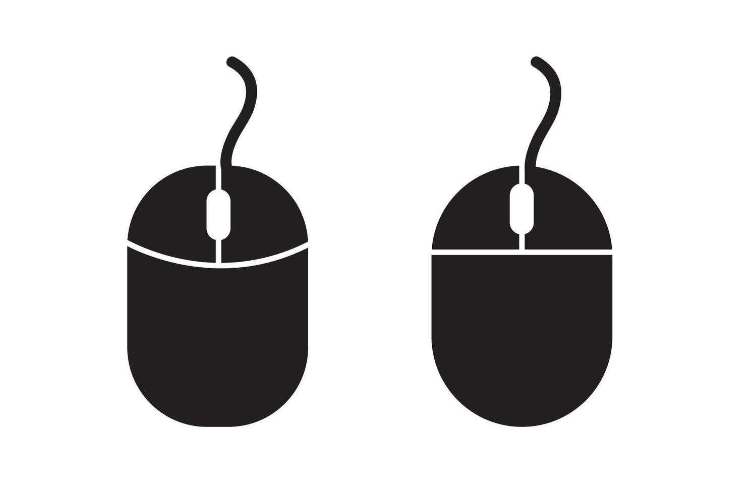 simple mouse icon. vector illustration