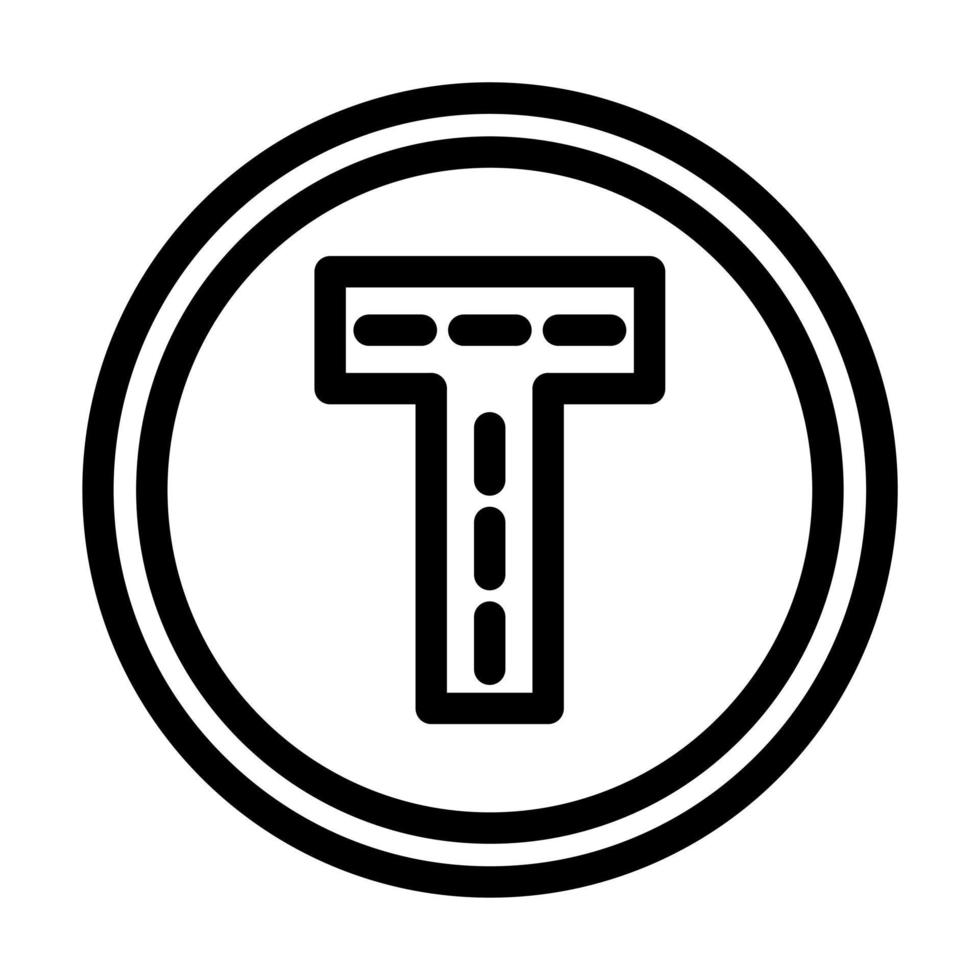 Junction Icon Design vector