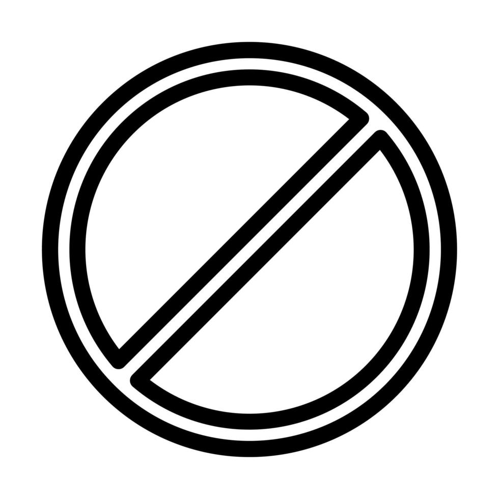 Forbidden Sign Icon Design vector