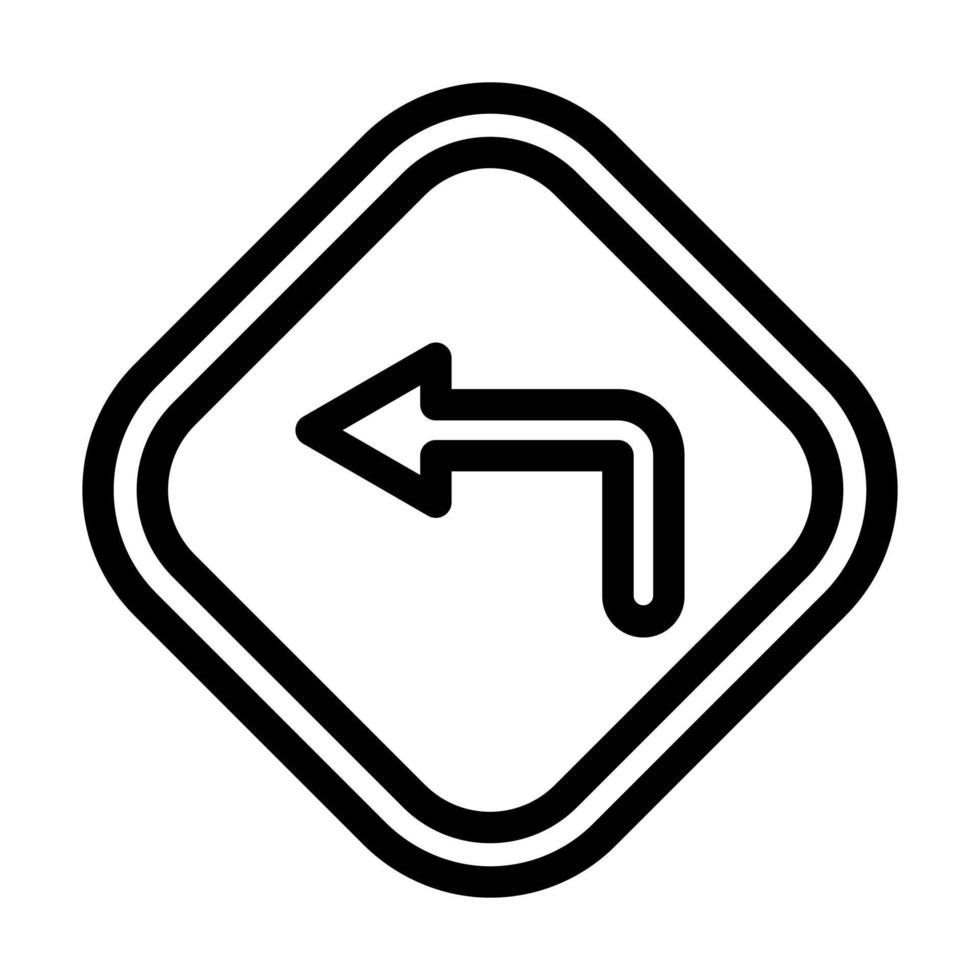 Go Left Icon Design vector