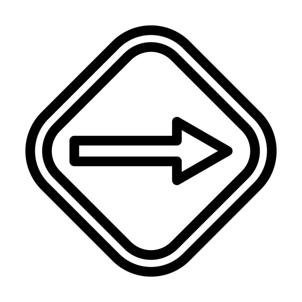 Right Way Icon Design vector