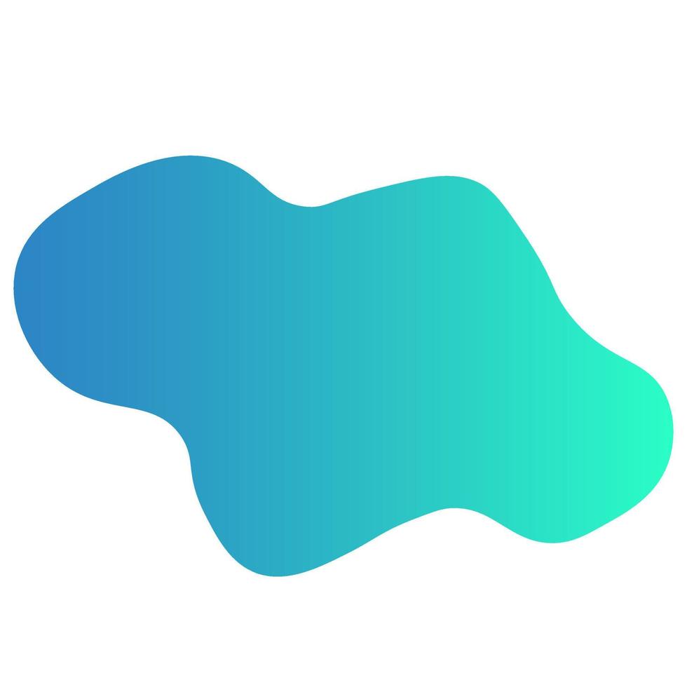Abstract liquid shape modern banner template vector