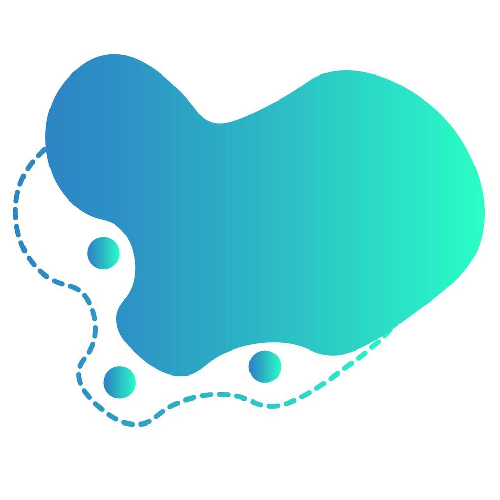 Abstract liquid shape modern banner template vector