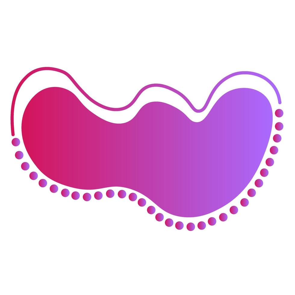 Abstract liquid shape modern banner template vector