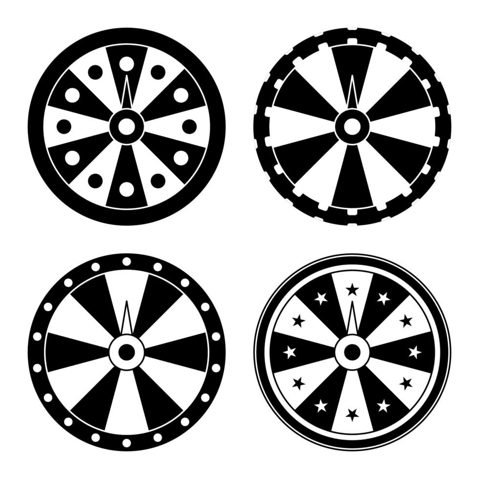 Fortune Wheel isolated on white background vector