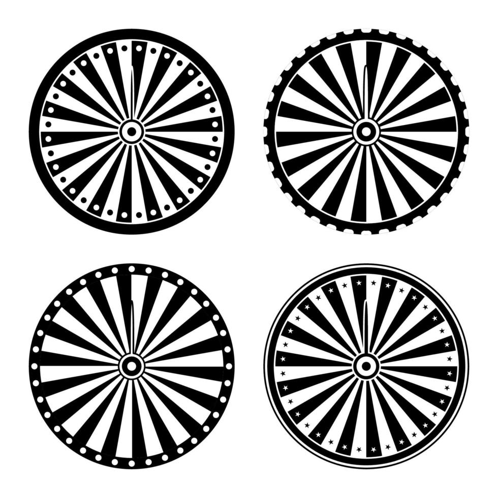 Fortune Wheel isolated on white background vector