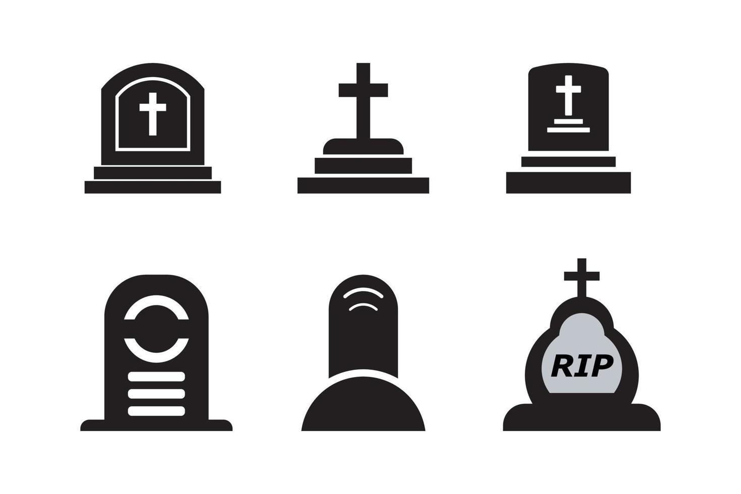 Tomb icon Template vector illustration