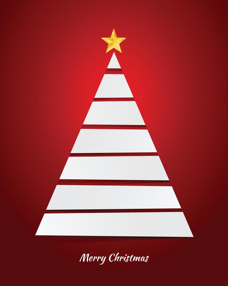 Abstract christmas tree background, eps10 vector illustration.
