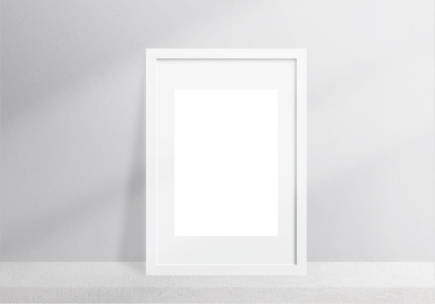 Blank space Portrait Photo Frames isolated on white, realistic rectangle gray frames mockup. Empty framing for your design, picture, painting, poster, lettering or photo gallery with shadow overlay.