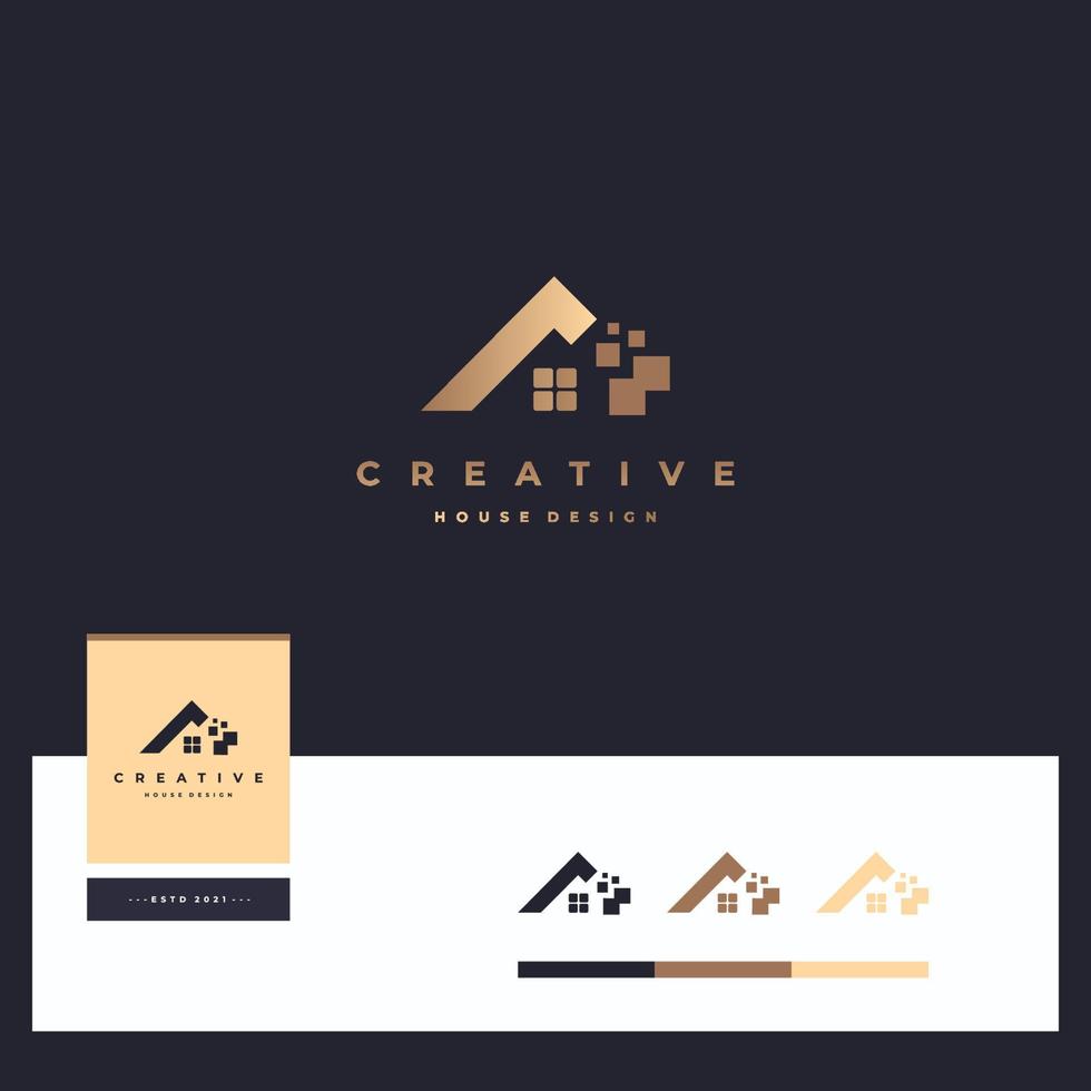 Creative House logotype vector