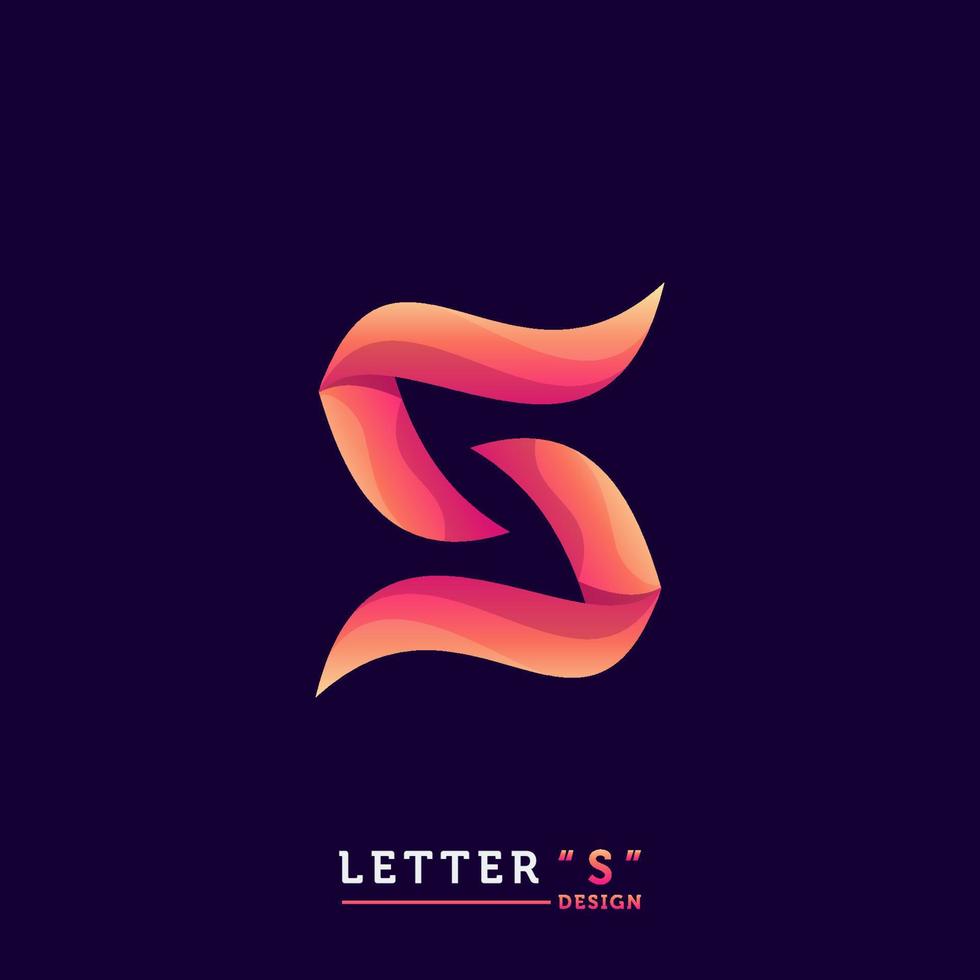 Letter s logo vector