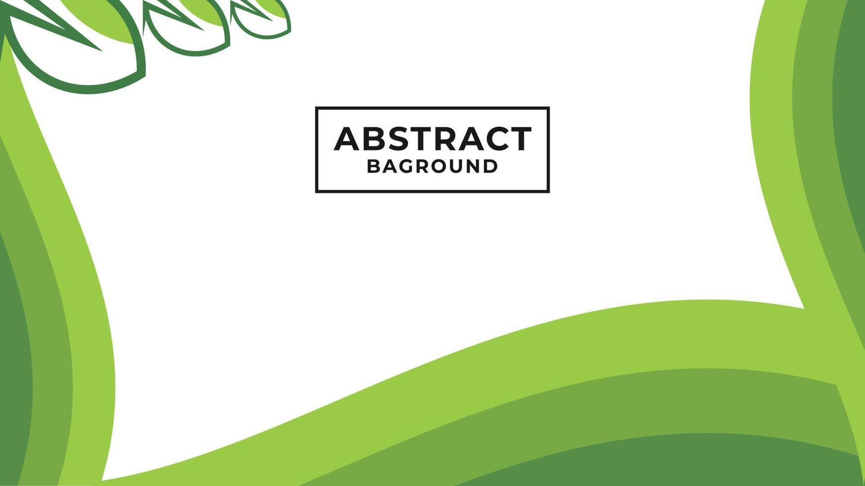 white background with leaf theme flat color vector