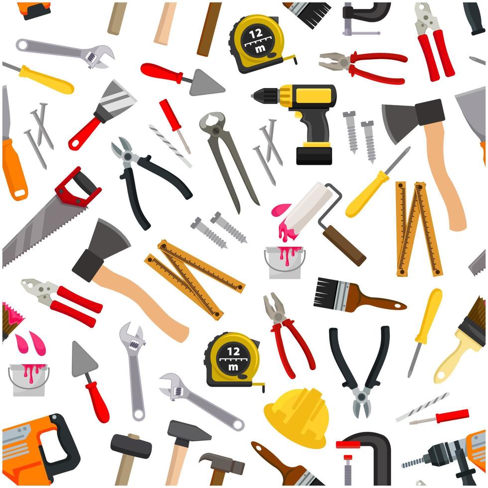 Vector pattern of repair working tools