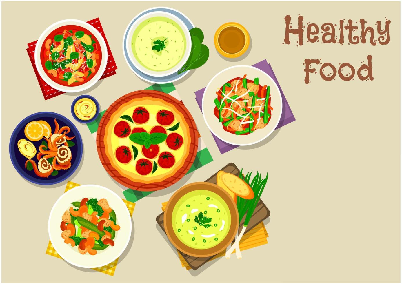 Tasty food icon for lunch menu design vector