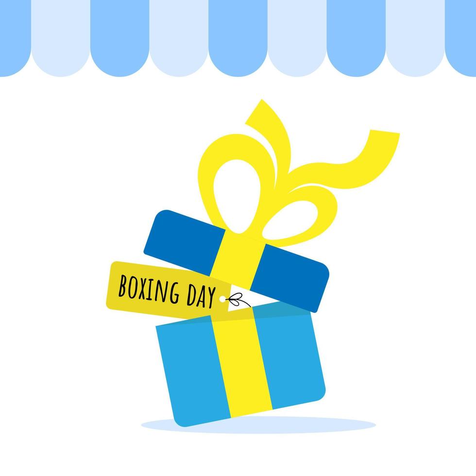 Boxing day logo. Suitable for Boxing Day's events vector