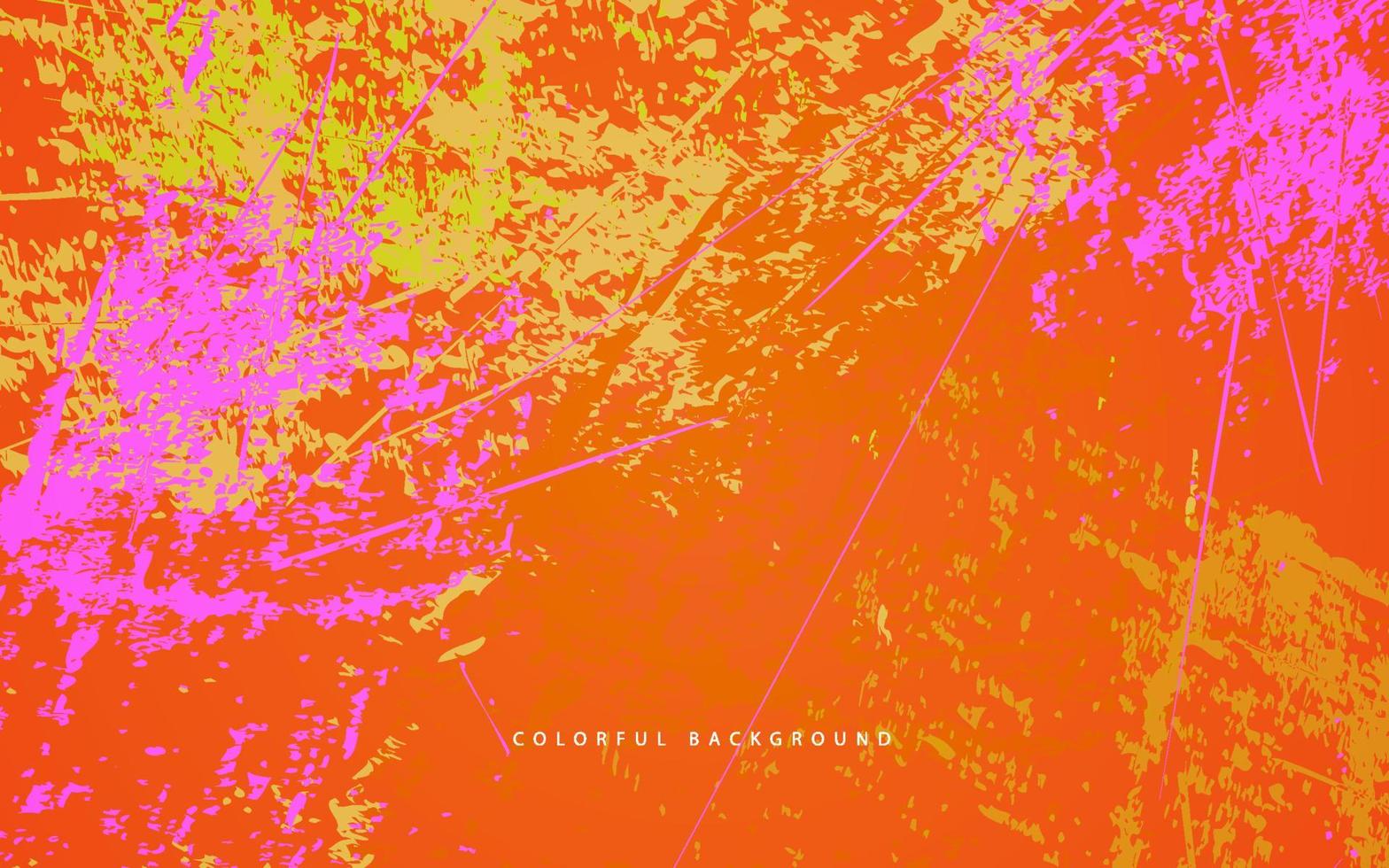 Abstract grunge texture orange color background vector
