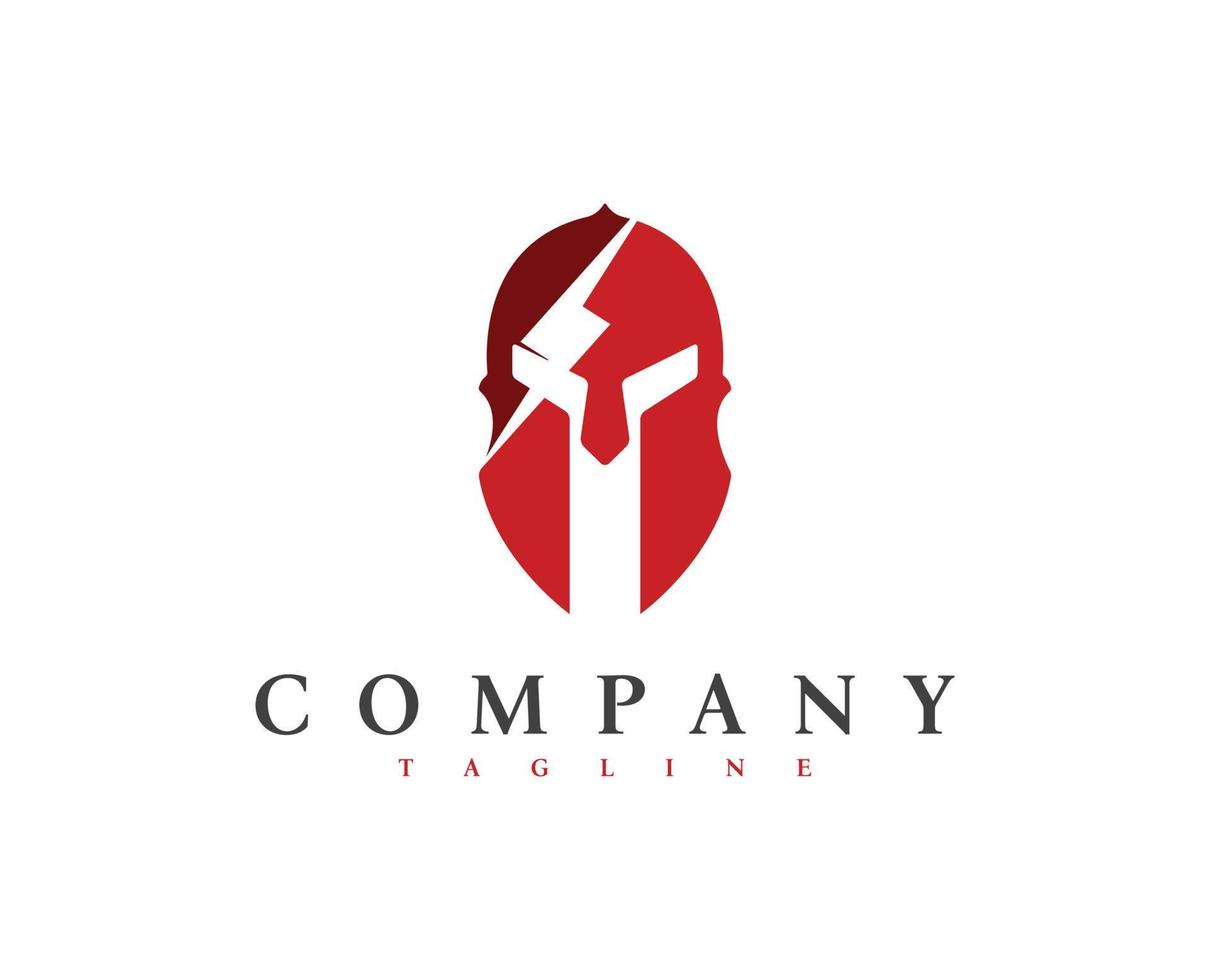 Spartan Helmet Logo vector