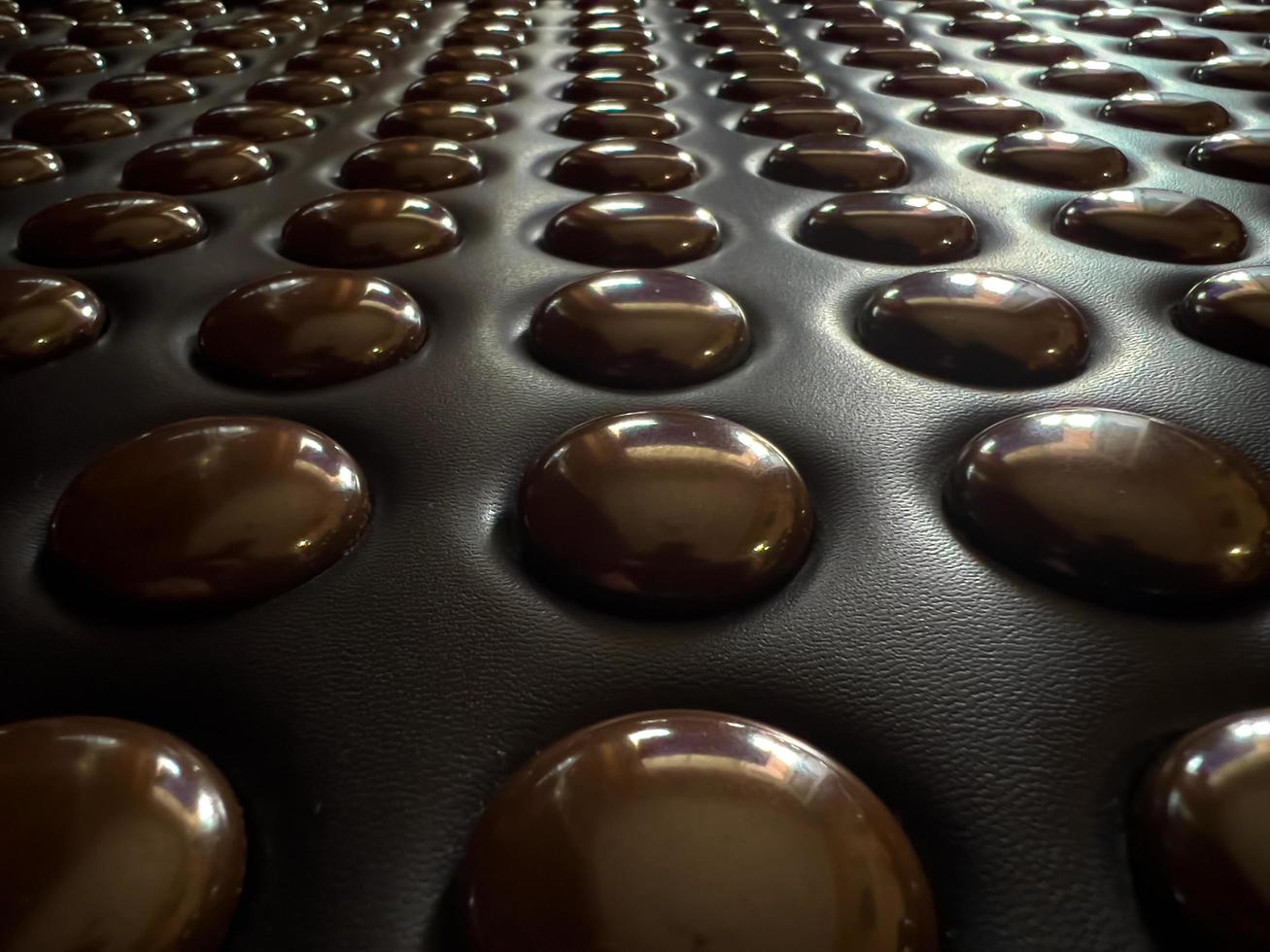 Background from a series of round-shaped objects. photo