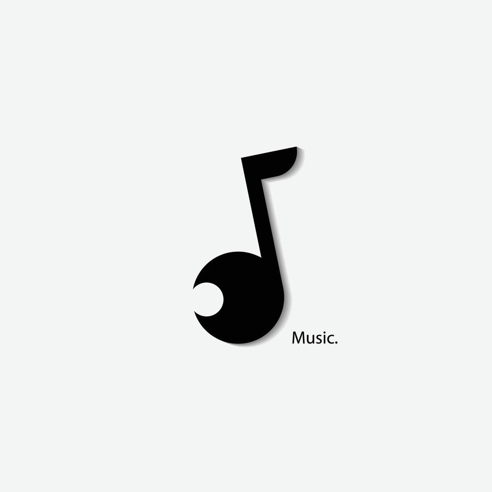 music logo icon vector