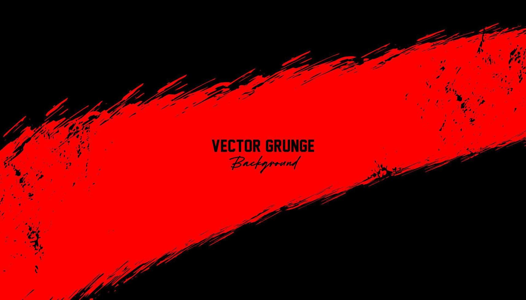 abstrac red and black grunge background design vector