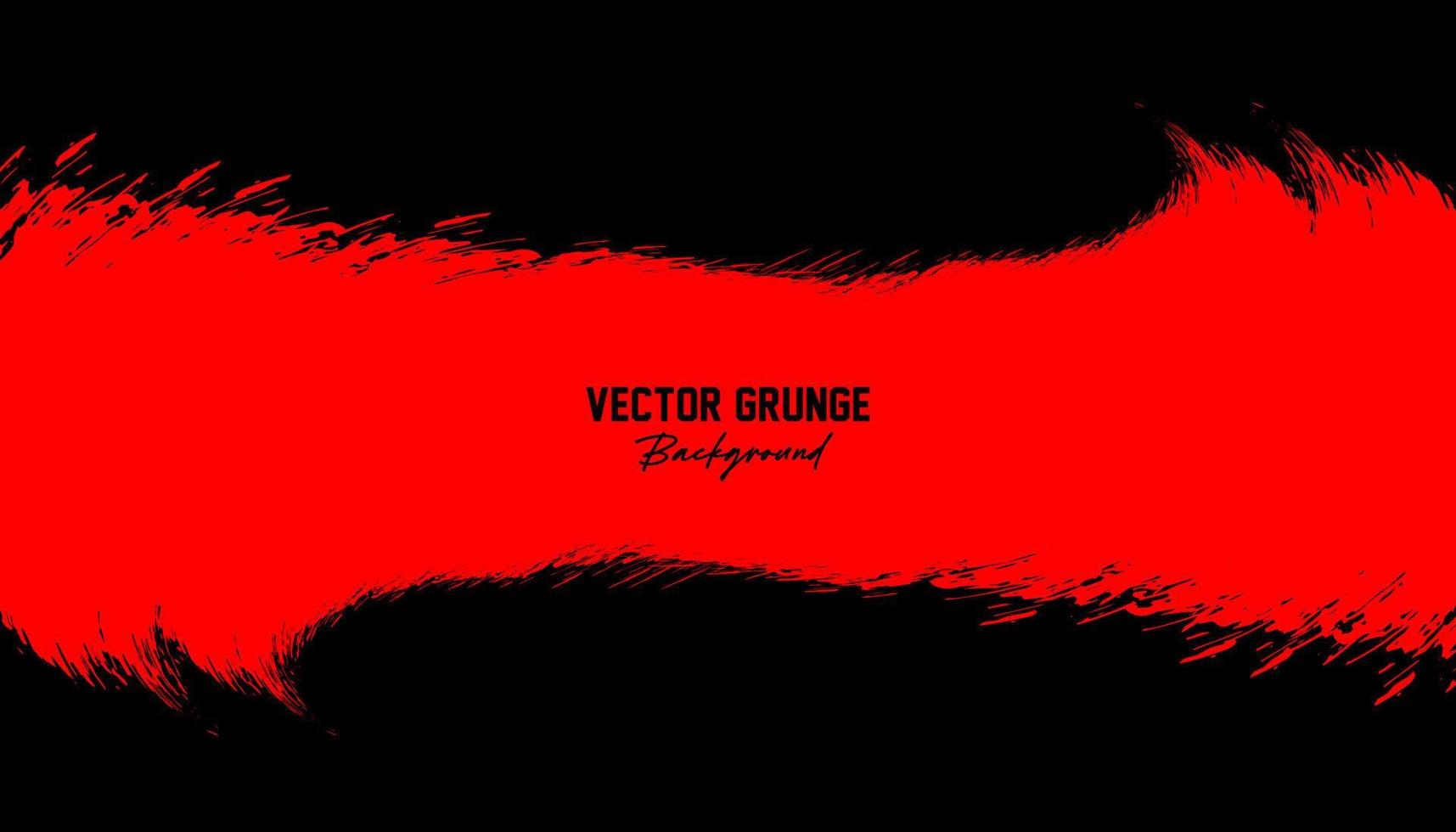 vector de diseño de fondo abstracto grunge rojo y negro