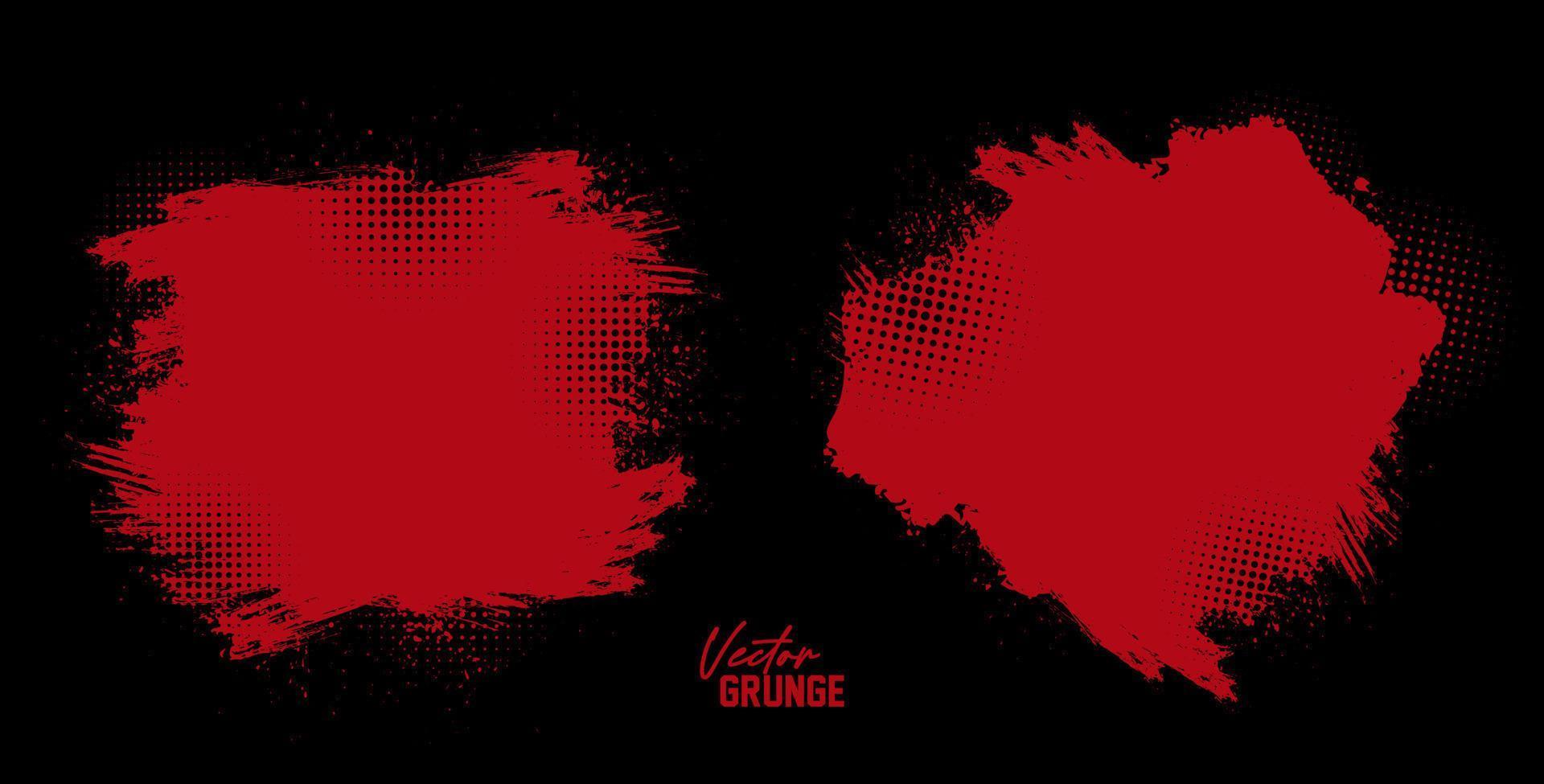 vector de diseño de fondo de textura de splat de grunge rojo abstracto