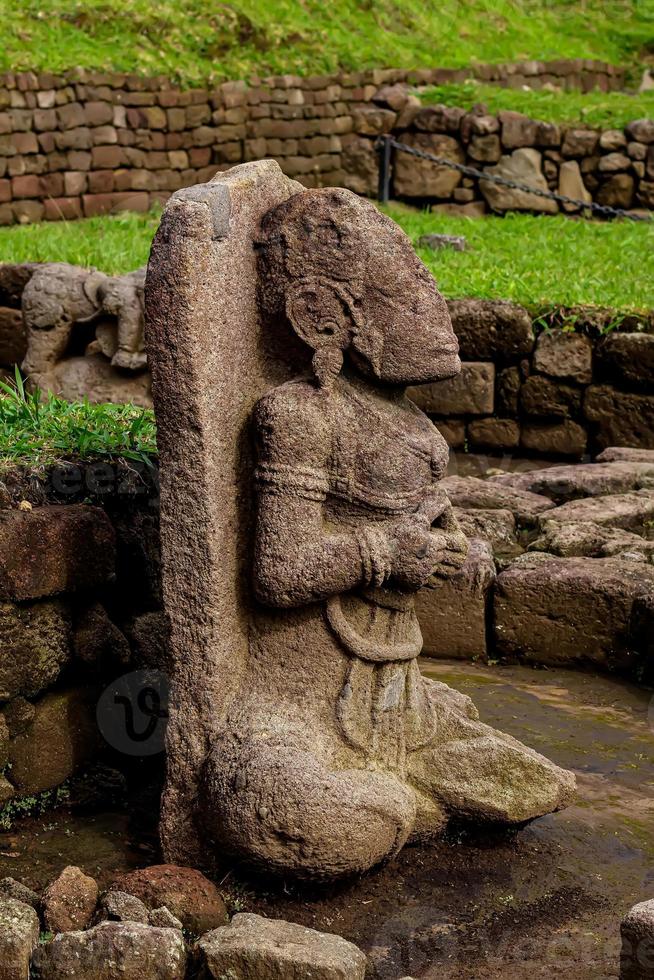 SCULPTURES - Reliefs of historical relics around the western slopes of Mount Lawu, estimated to have been built around the 14th-15th century AD. photo