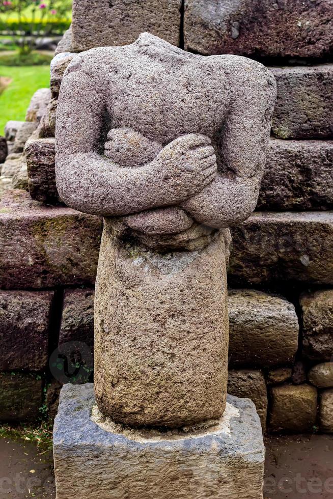 SCULPTURES - Reliefs of historical relics around the western slopes of Mount Lawu, estimated to have been built around the 14th-15th century AD. photo