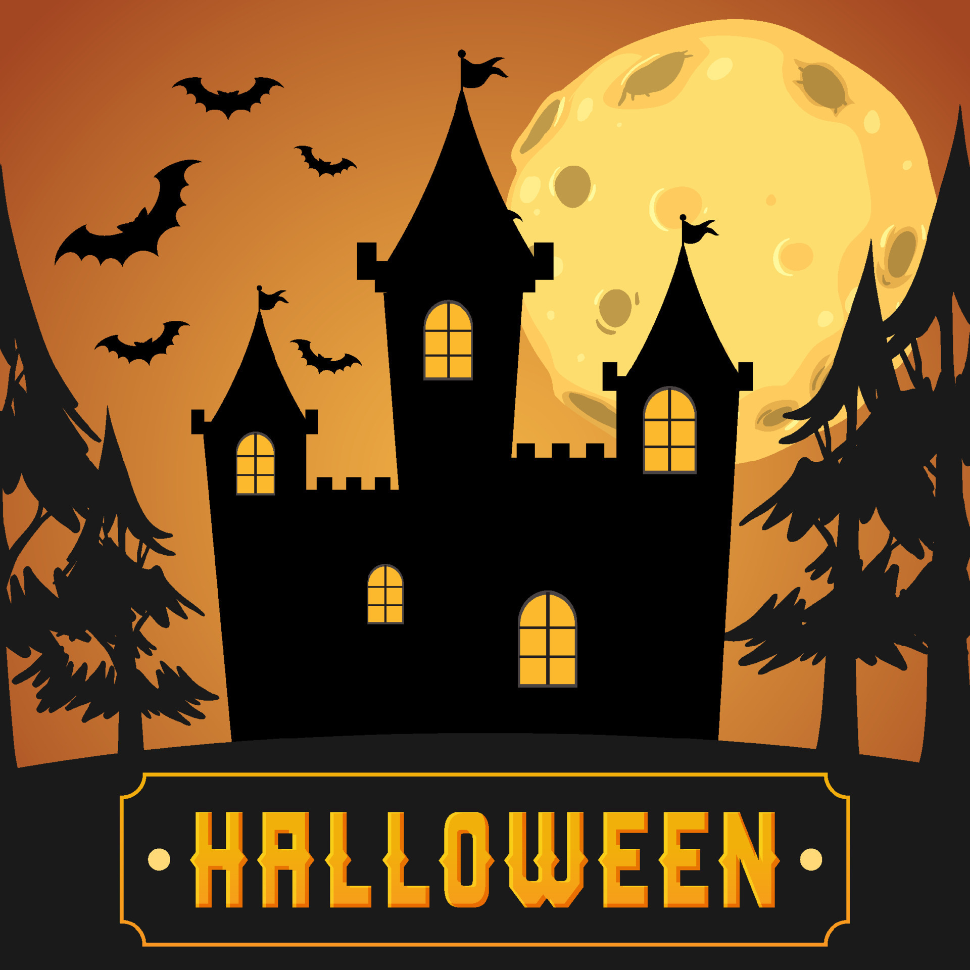 Happy Halloween Poster Template 11778785 Vector Art at Vecteezy