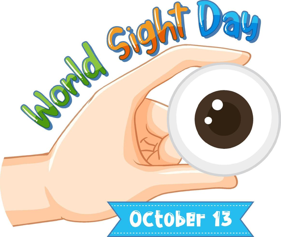 World Sight Day Concept Vector