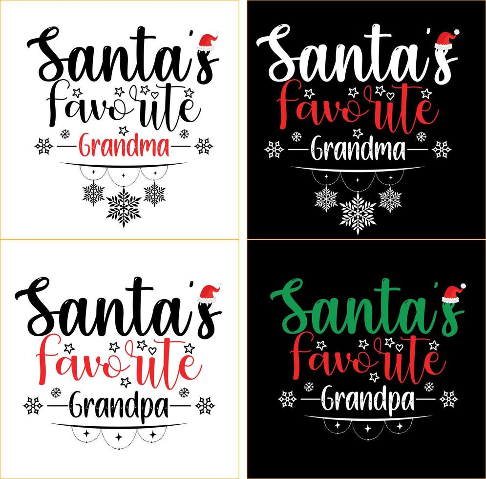 Christmas typography t shirt design vector