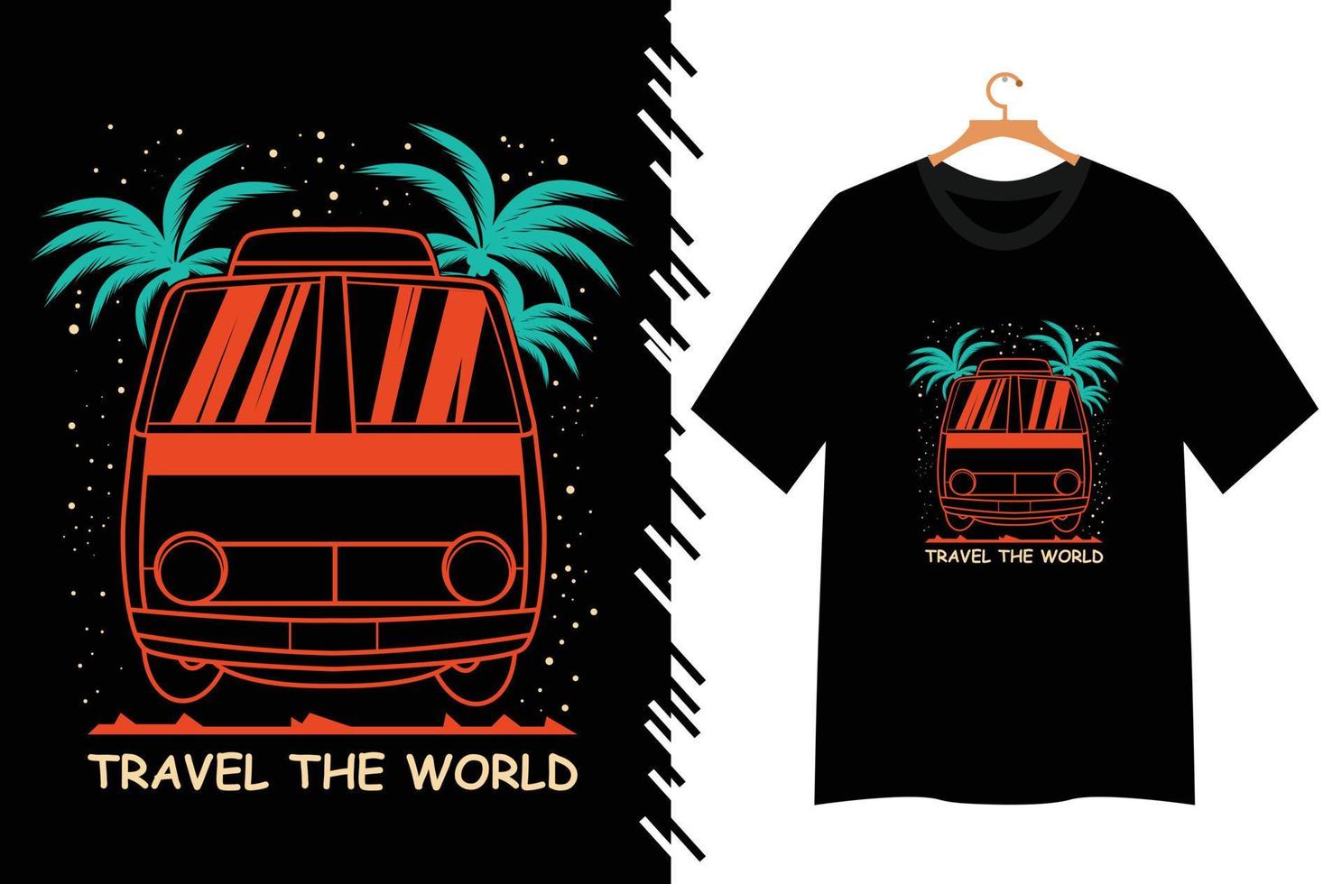 travel quote t shirt design vector