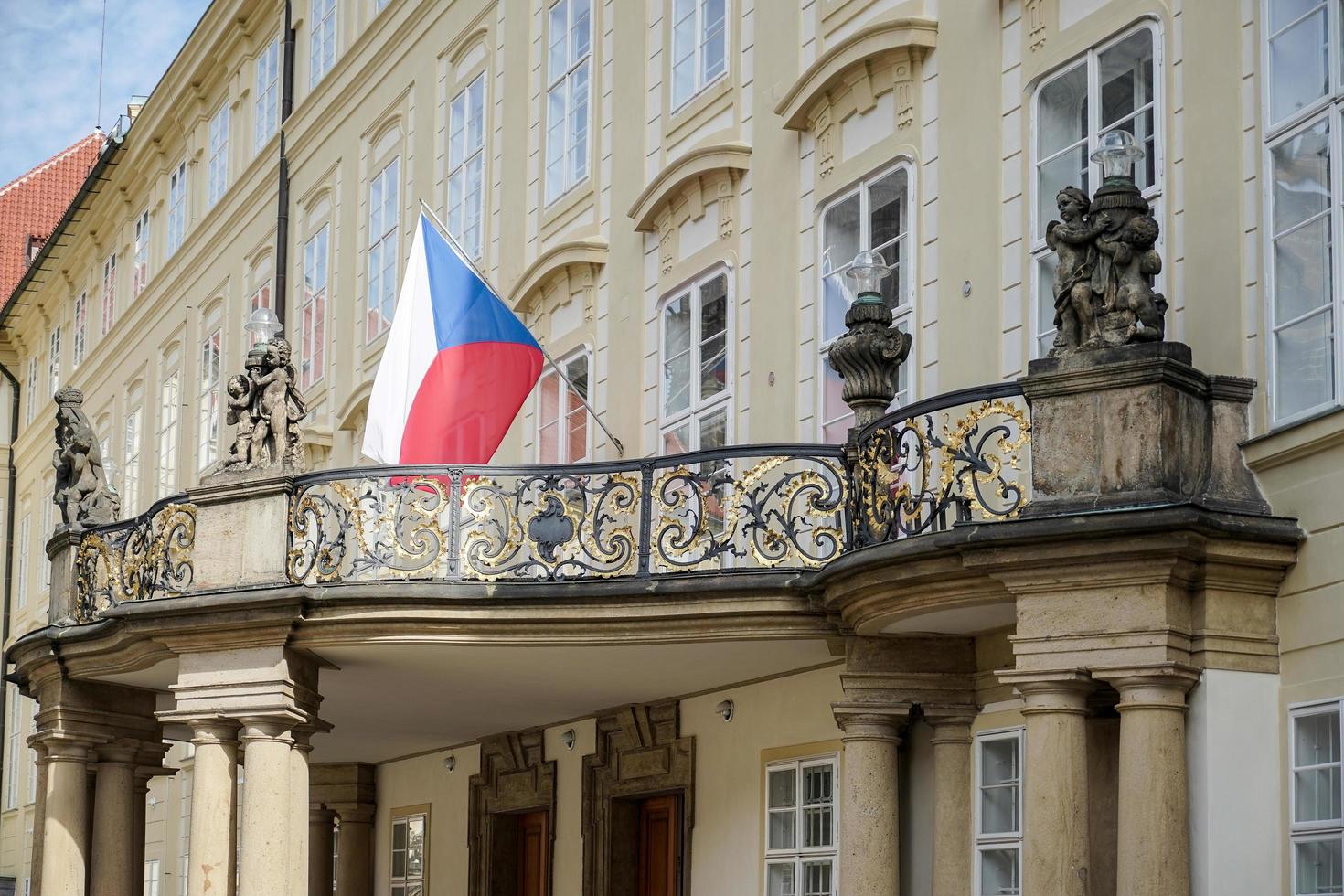 Prague, Czech Republic, 2014. New Royal Palace in Prague photo