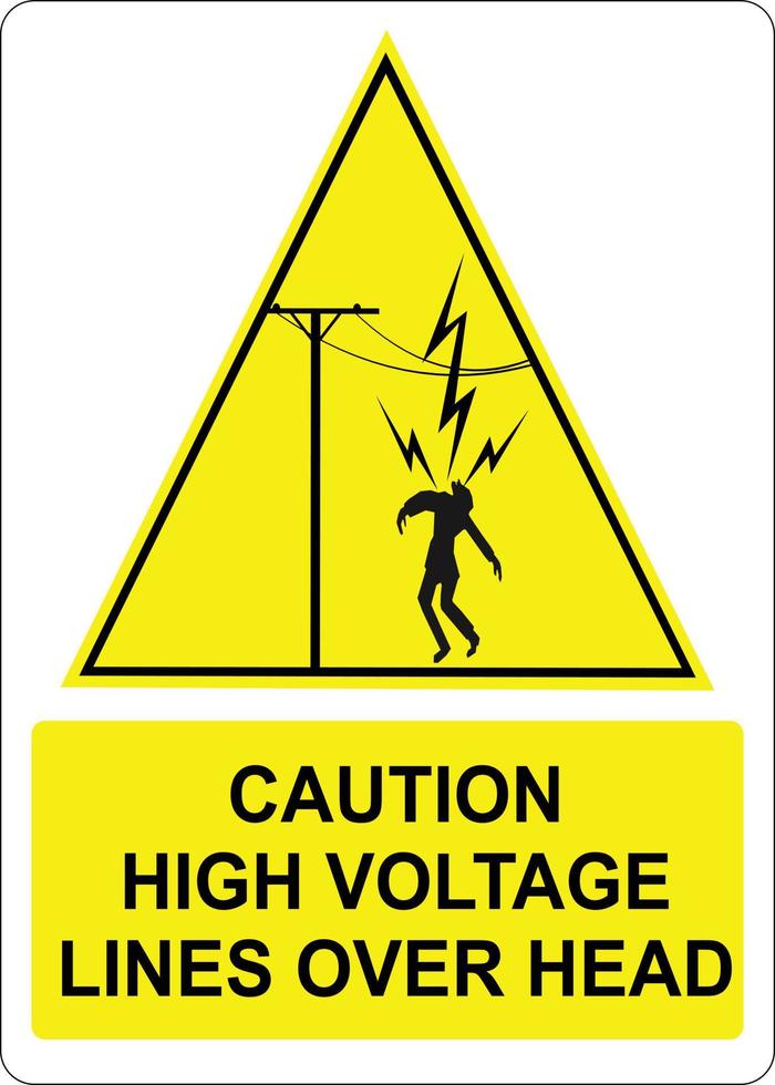 work safety sign vector design