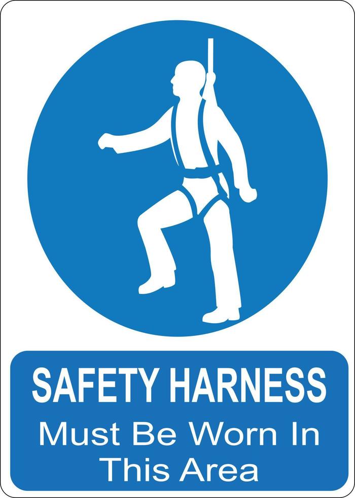 work safety sign vector design