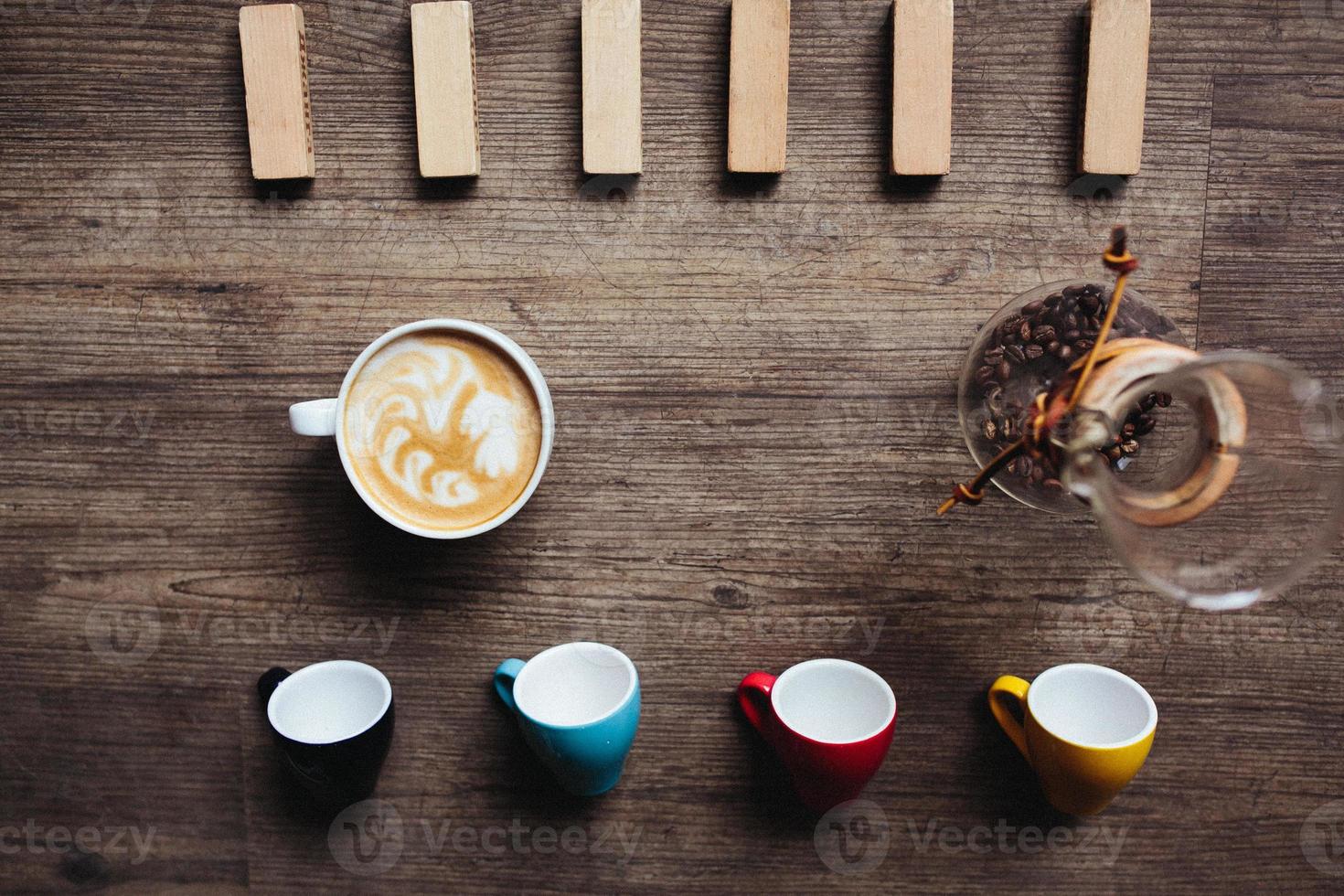 beautiful picture of a latte photo