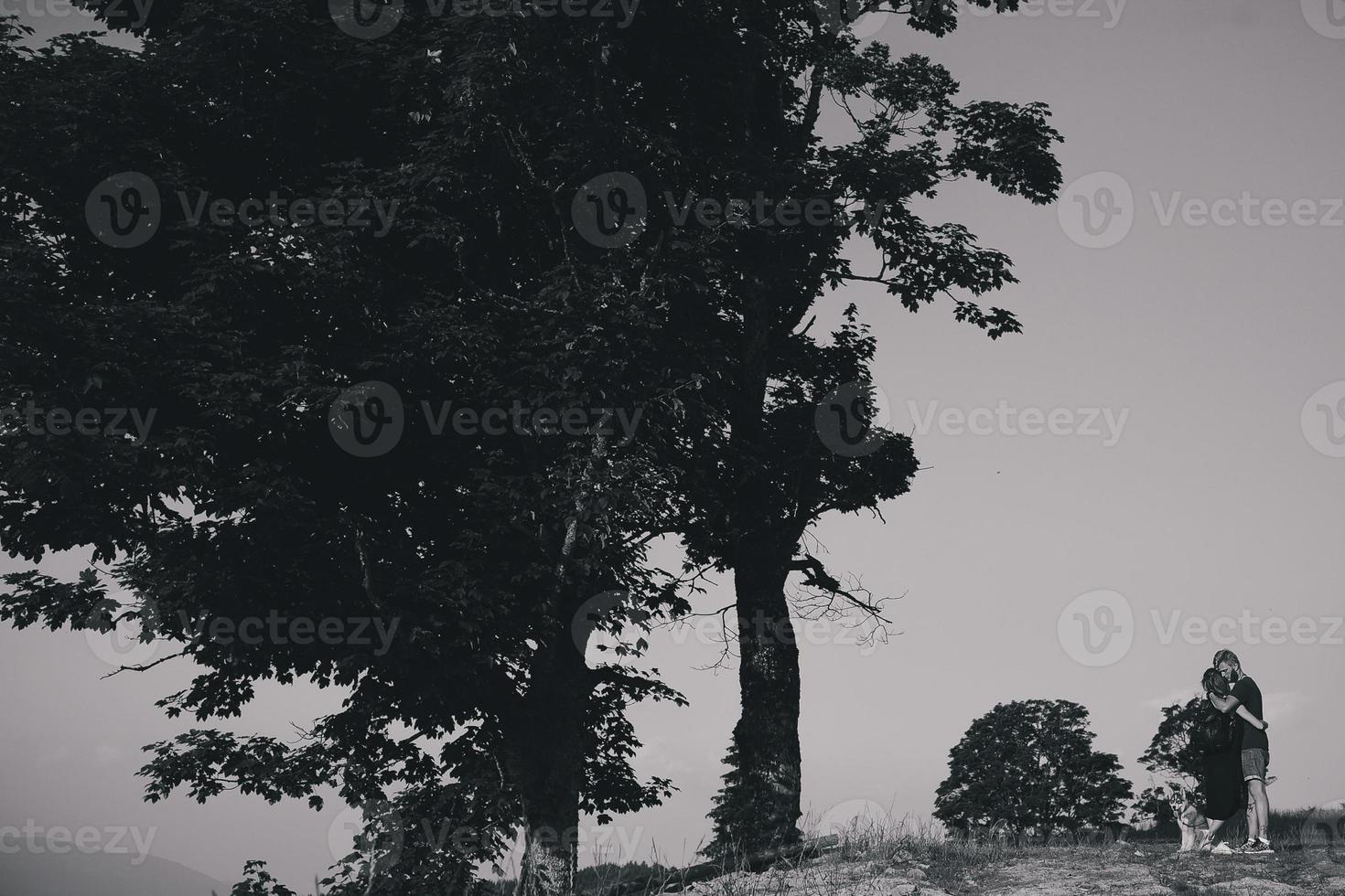 Photo of a couple in the mountains