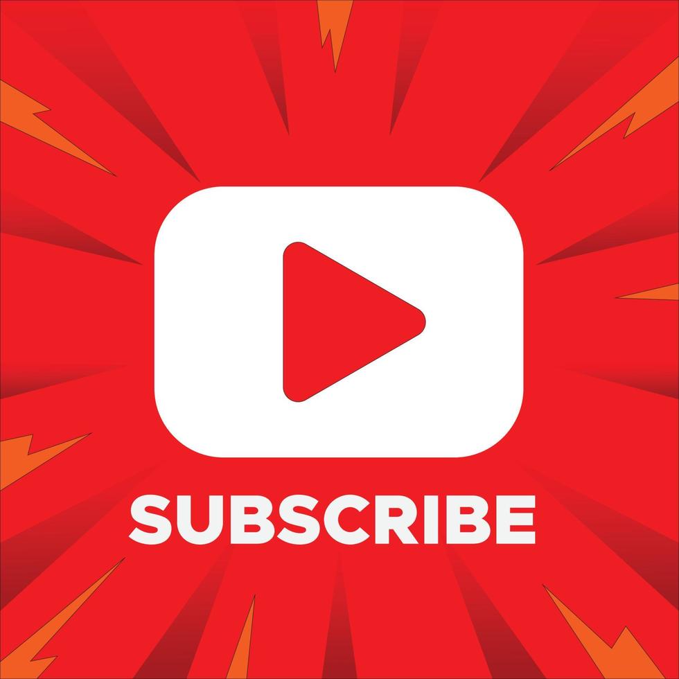 diseño de vector de fondo de logotipo de botón de youtube